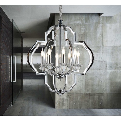 Подвесная люстра Lumina Deco Cesaro LDP 17078-8 CHR