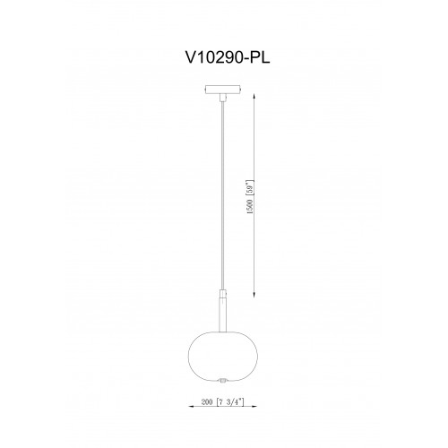 Светильник подвесной Moderli V10290-PL