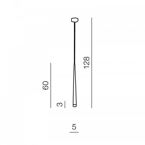 Светильник подвесной Azzardo Stylo 1 AZ0206