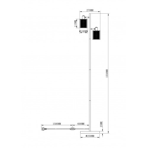 Торшер Moderli Suspent V3061-2F