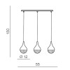 Светильник подвесной Azzardo Cecilia 3 line AZ2173