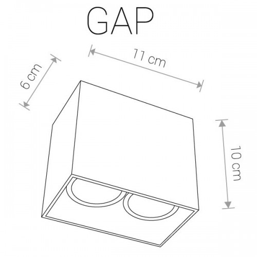 Потолочный светильник GAP 9384