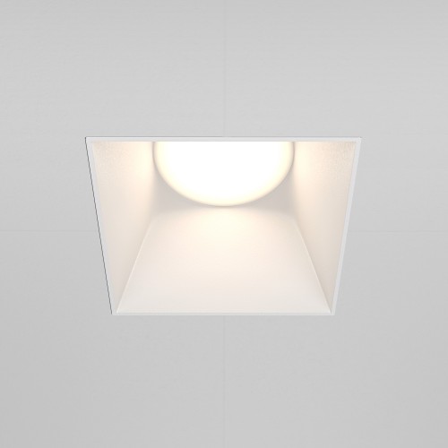 Встраиваемый светильник Maytoni Downlight Share DL051-01-GU10-SQ-W