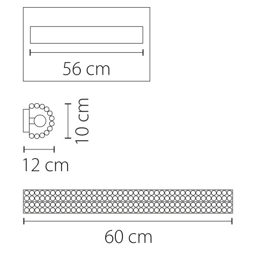 Светильник настенный Osgona Monile 704654