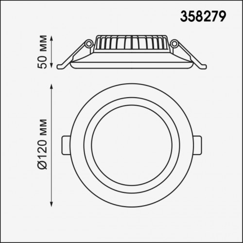 Встраиваемый светильник NOVOTECH JOIA 12W 358279