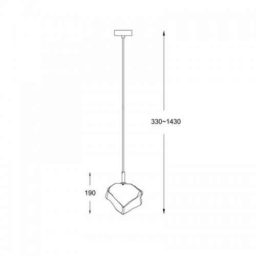 Подвесной светильник Zumaline ROCK P0488-01F-F4AC