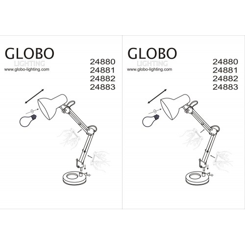 Настольная лампа Globo 24881