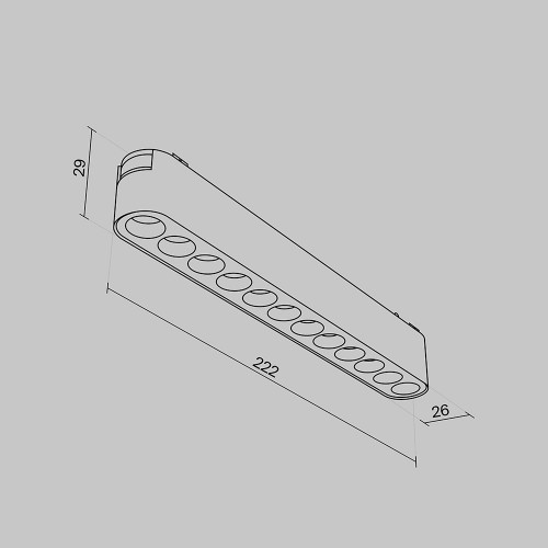 Трековый светильник Maytoni Technical TR082-1-12W3K-M-W