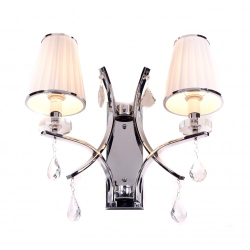 Бра Lumina Deco Glamour LDW 66247-2 WT+CHR