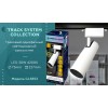 Трековый однофазный светодиодный светильник Ambrella TRACK SYSTEM GL5853