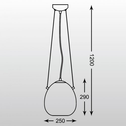 Подвесной светильник Zumaline MOON P19066B-D25