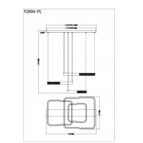 Светильник Moderli Novas V2894-PL