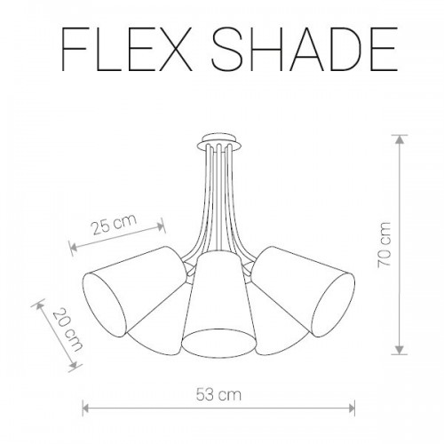 Люстра потолочная FLEX SHAD 9277