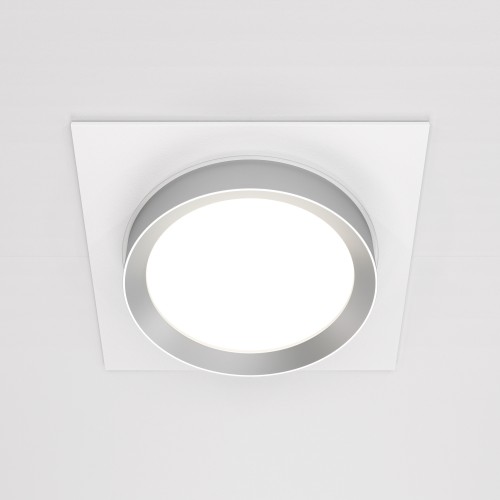 Встраиваемый светильник Maytoni Downlight Hoop DL086-GX53-SQ-WS