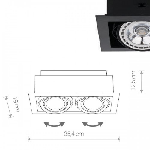 Встраиваемый светильник DOWNLIGHT 9570