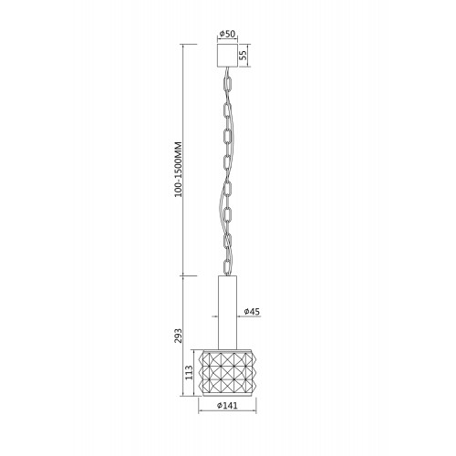 Подвесной светильник Maytoni Rock Me MOD027PL-01N