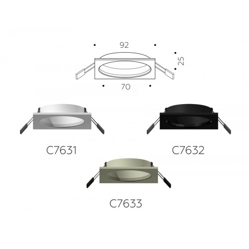 Корпус светильника Ambrella DIY Spot C7632