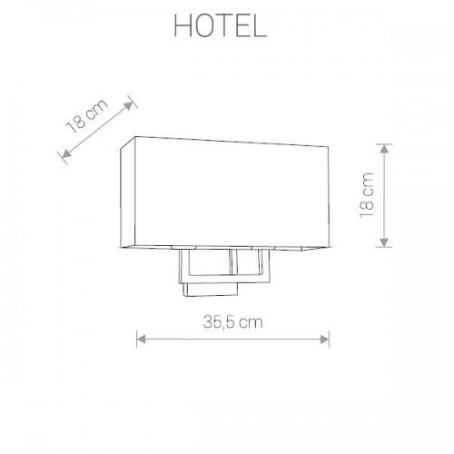 Настенный светильник HOTEL 9304