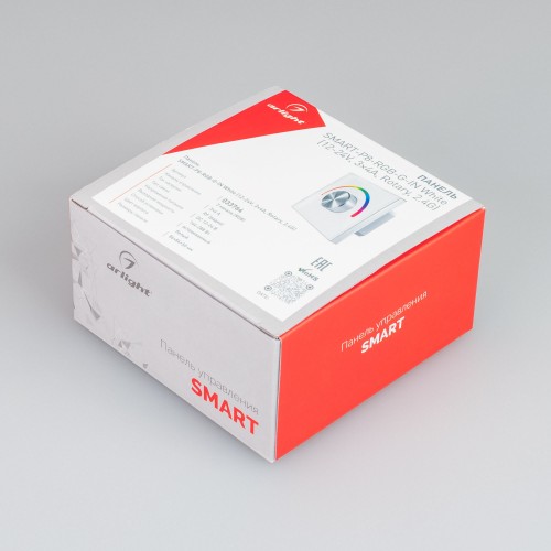 Панель SMART-P8-RGB-G-IN White (12-24V, 3x4A, Rotary, 2.4G) (Arlight, IP20 Пластик, 5 лет)