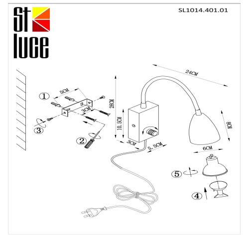 Бра ST Luce AMIO SL1014.401.01