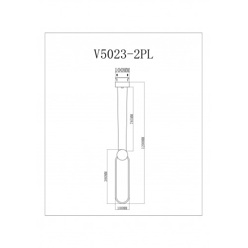 Светильник Moderli Store V5023-2PL