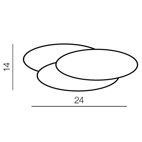 Бра Azzardo Clover oval AZ2997