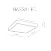 Потолочный светильник BASSA LED 9500