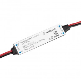 Диммер SMART-D15-DIM (12-24V, 1x3A, 2.4G) (Arlight, IP20 Пластик, 5 лет)