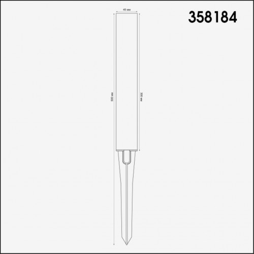 Корпус для модуля (арт. 358180 - 358181) Novotech NOKTA 358184