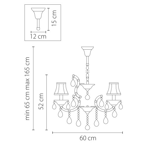 Люстра подвесная Princia 726061