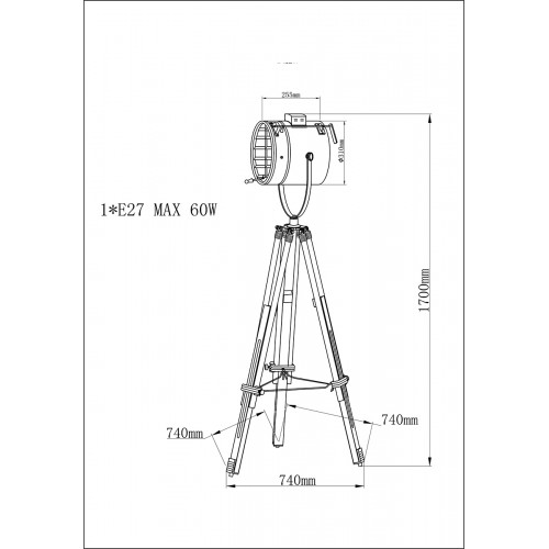 Торшер K2KM018F