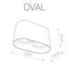 Потолочный светильник OVAL 9240