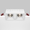 Встраиваемый светильник Maytoni Downlight Alfa LED DL043-02-15W4K-SQ-W