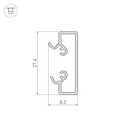 Основание Arlight ALU-BASE 015467