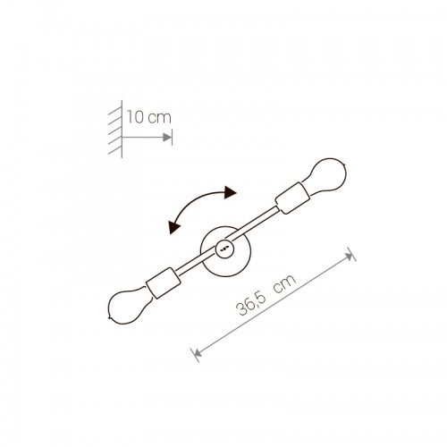 Бра Nowodvorski STICKS 9077