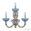 Бра Bohemia Ivele Crystal Florence 7109B16/2+1/210 Ni P Aquamarine/M-1G