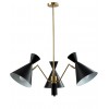 Люстра Crystal Lux JOVEN SP3 GOLD/BLACK