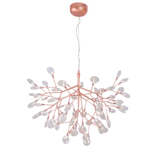 Светильник подвесной Crystal Lux EVITA EVITA SP63 COPPER/TRANSPARENT