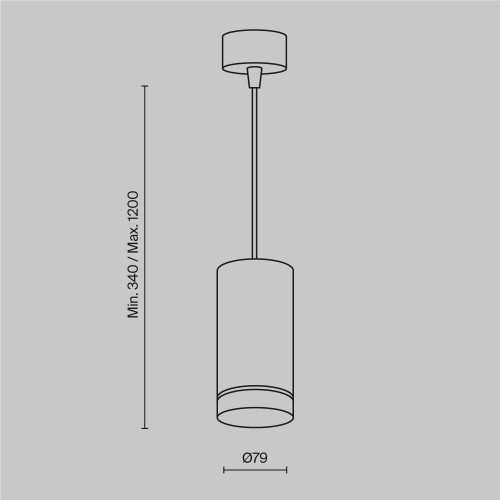 Подвесной светильник Maytoni Pendant Orlo P085PL-12W3K-W