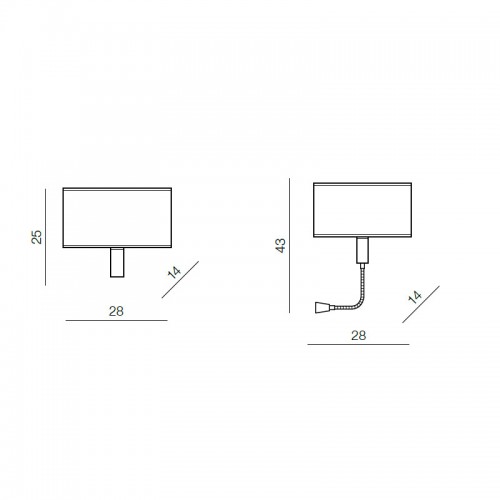 Абажур Azzardo Amadeo shade square AZ2420