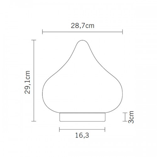 Настольная лампа Fabbian Dune D86B0301