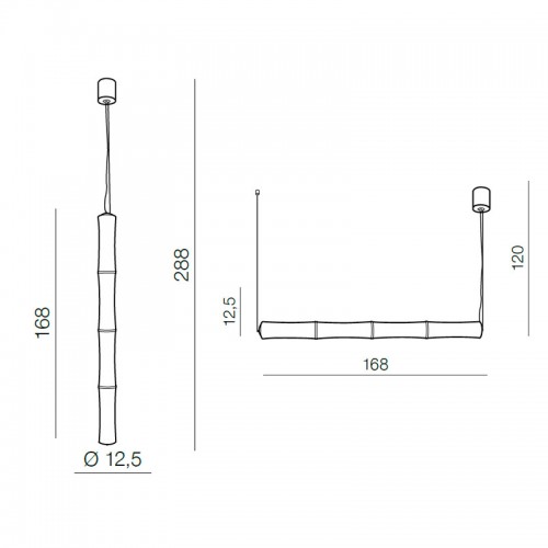 Светильник подвесной Azzardo Bamboo 4 pendant AZ1902