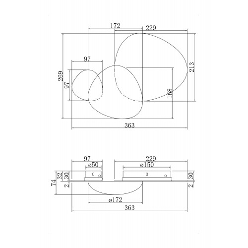 Настенный светильник (бра) Maytoni Modern Jack-stone MOD314WL-L8G3K