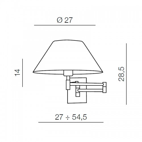 Бра Azzardo Trapezio wall AZ1542