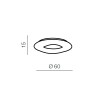 Светильник потолочный Azzardo Donut Top 60 AZ2062