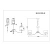 Люстра подвесная Evoluce LINDA SLE105303-08