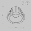 Встраиваемый светильник Technical DL043-01-10W3K-D-RD-WB