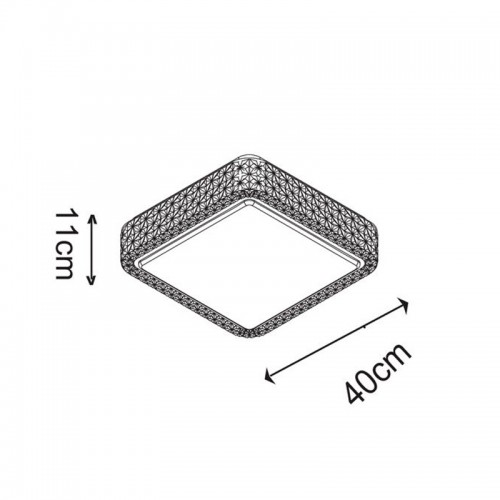 Люстра потолочная Zumaline MOA CL15068SQ-D40