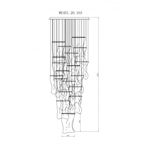 Подвесной светильник Wertmark HANNA WE451.20.103