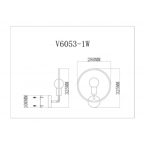 Светильник Moderli V6053-1W